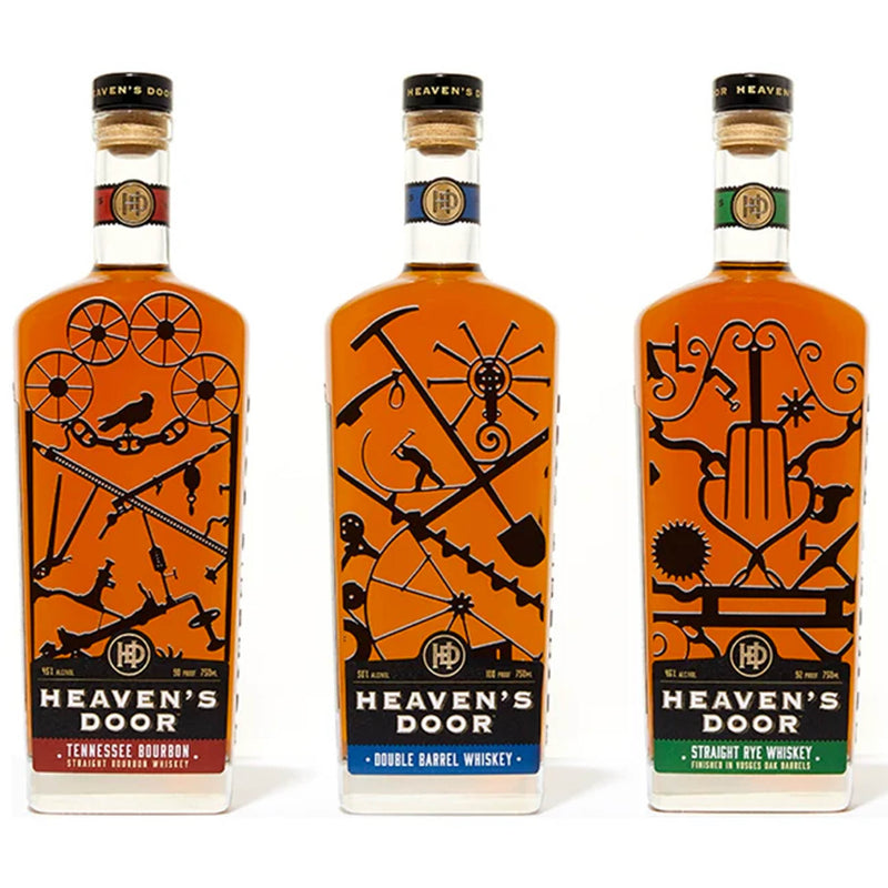 Bob Dylan's Heaven's Door Whiskey Set 3 Pack