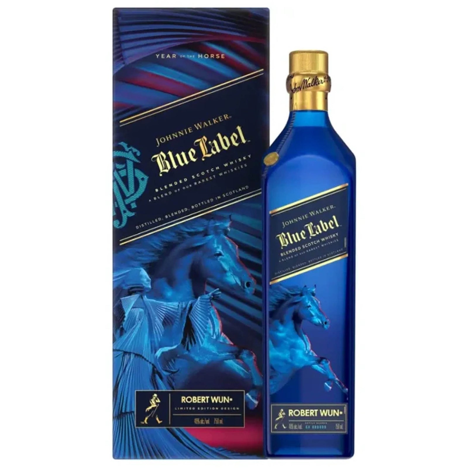Buy Johnnie Walker Blue Label Year of the Horse 750 mL Whiskey Caviar