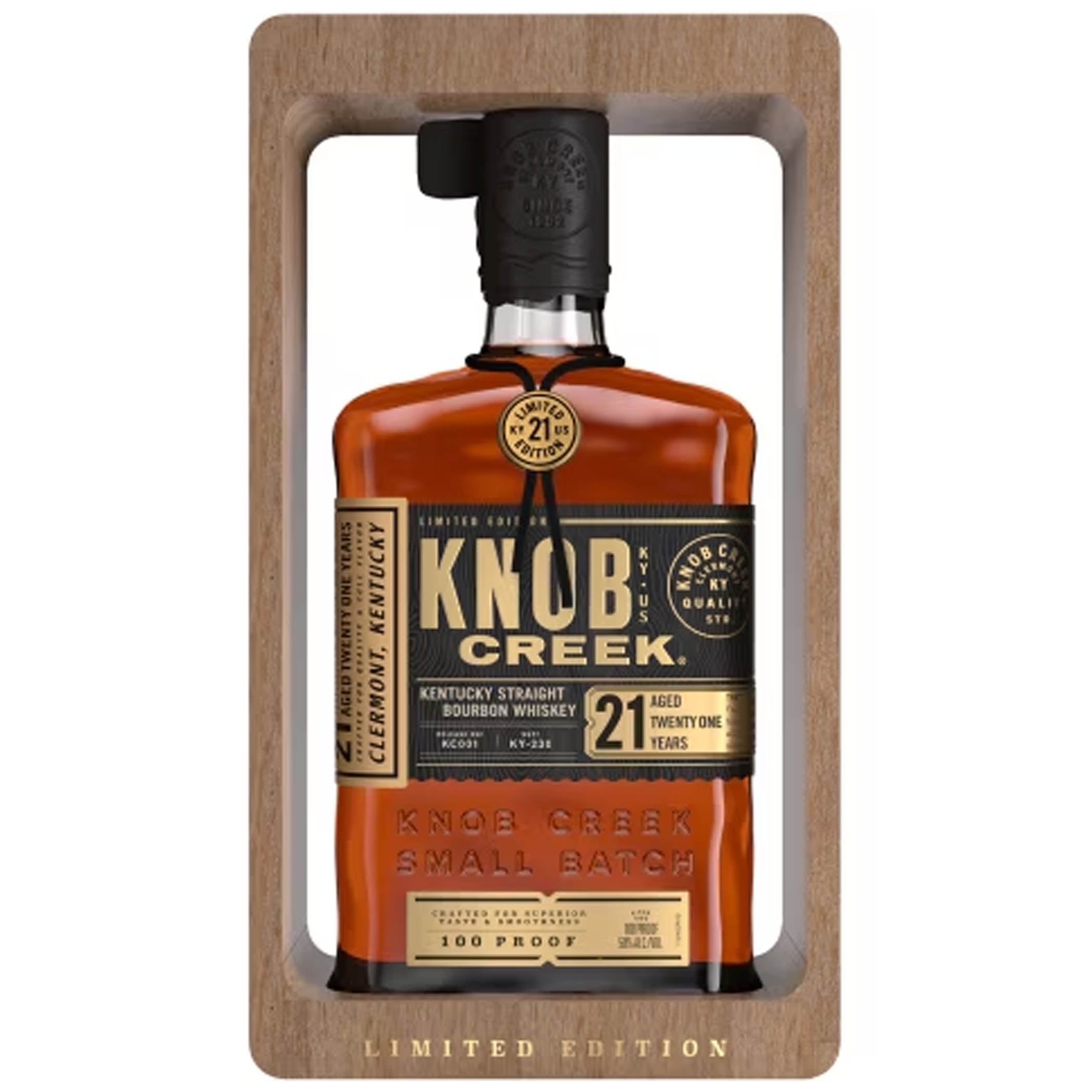 Knob Creek 21 Year 100 Proof Bourbon Whiskey 750 mL