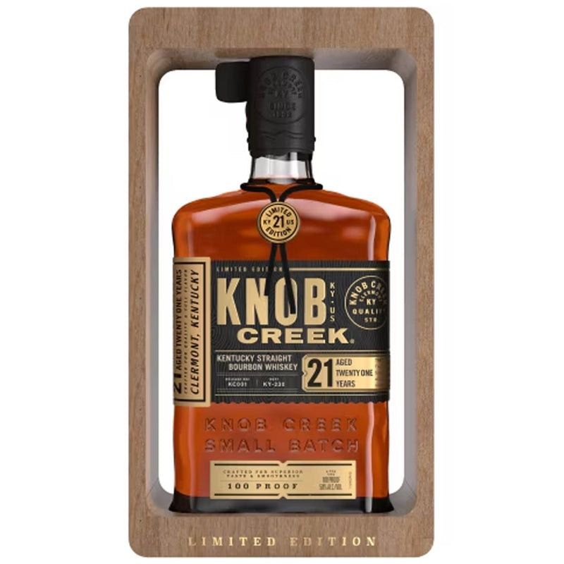 Knob Creek 21 Year 100 Proof Bourbon Whiskey 750 mL