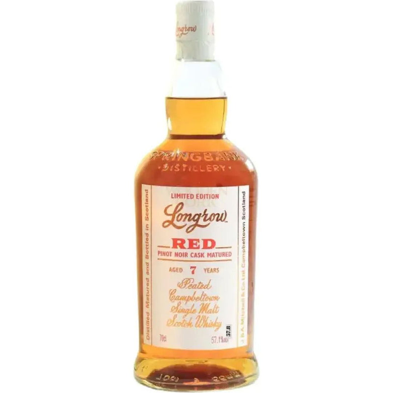 Longrow Red 7 Year Pinot Noir Cask Matured Limited Edition Scotch 700 mL