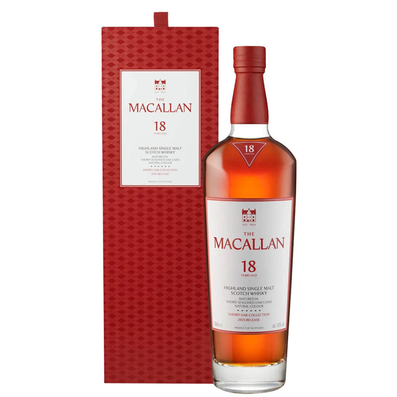 Buy The Macallan 18 Year Old Sherry Oak Online | Whiskey Caviar