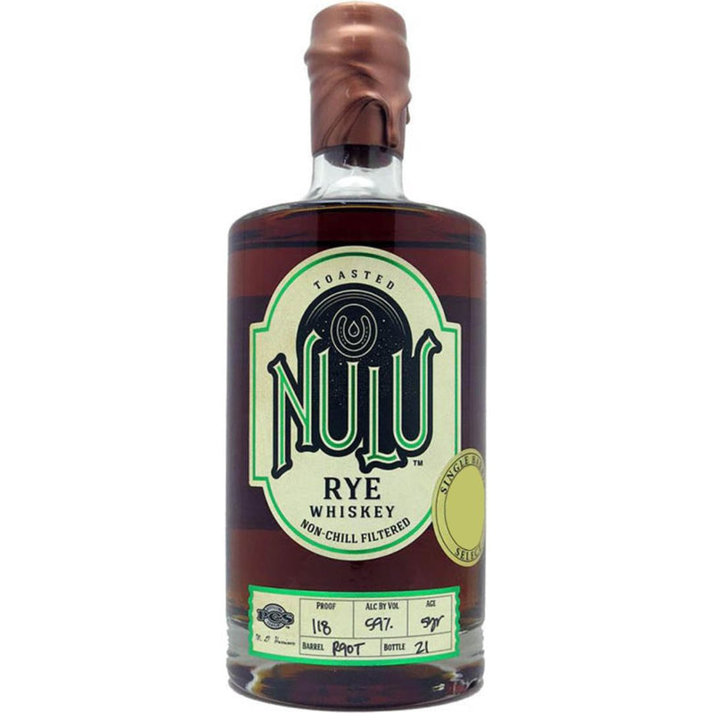 NULU Toasted Single Barrel Straight Rye Whiskey