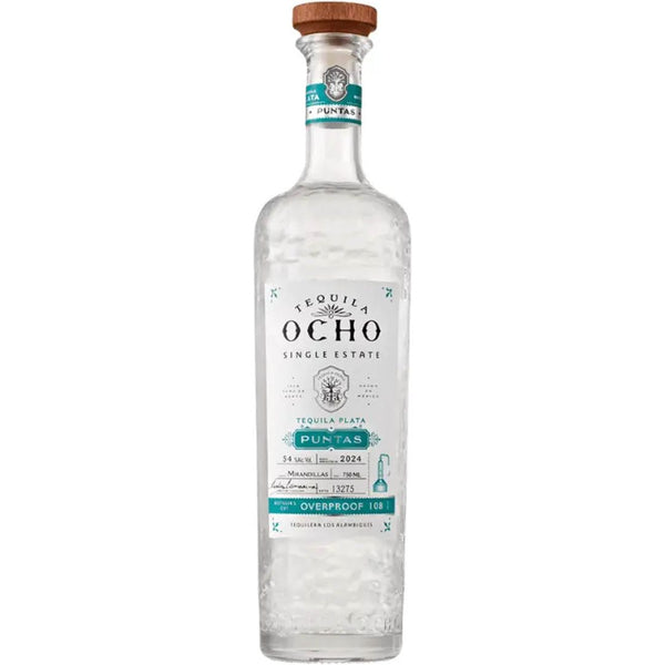 Tequila Ocho Single Estate 2024 Plata Puntas 750 mL