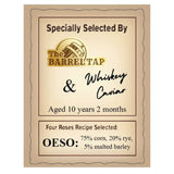 Four Roses OESO Single Barrel Bourbon Private Select ‘Whiskey Caviar' 118.4 Proof 750 mL