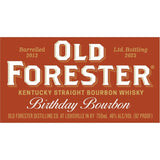 Old Forester 2025 Birthday Bourbon 750 mL