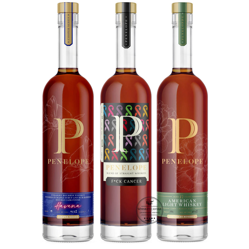 Penelope Havana, F*ck Cancer, & American Light Whiskey 17 Year Value Bundle 750 mL