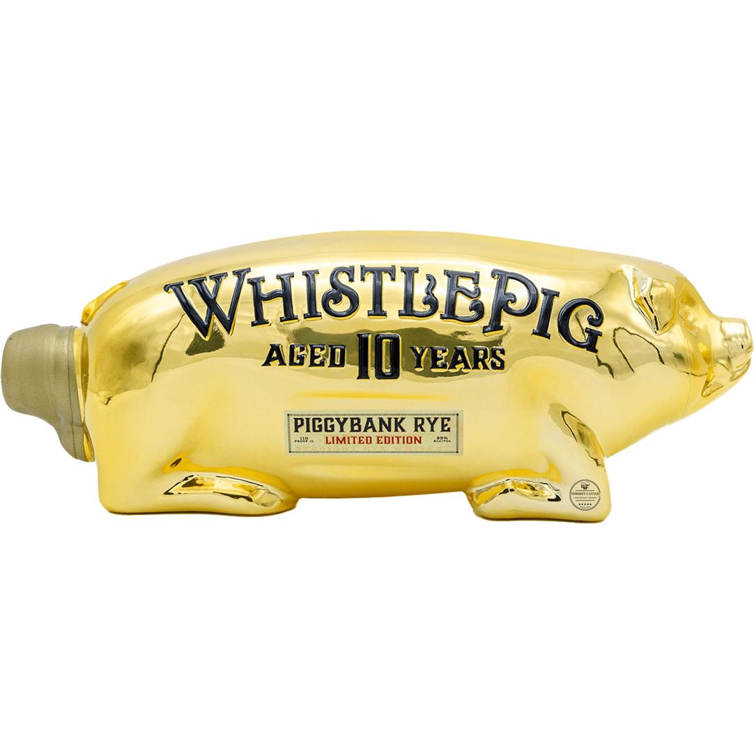 WhistlePig 10 Year Rye Piggybank Gold Edition 1L