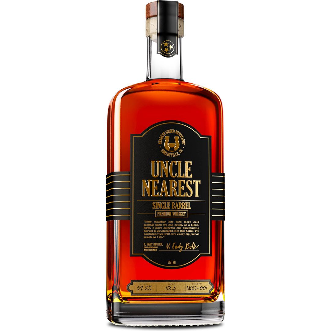 Uncle Nearest Label Uncle Nearest Single Barrel Premium Whiskey Online | Whiskey Caviar