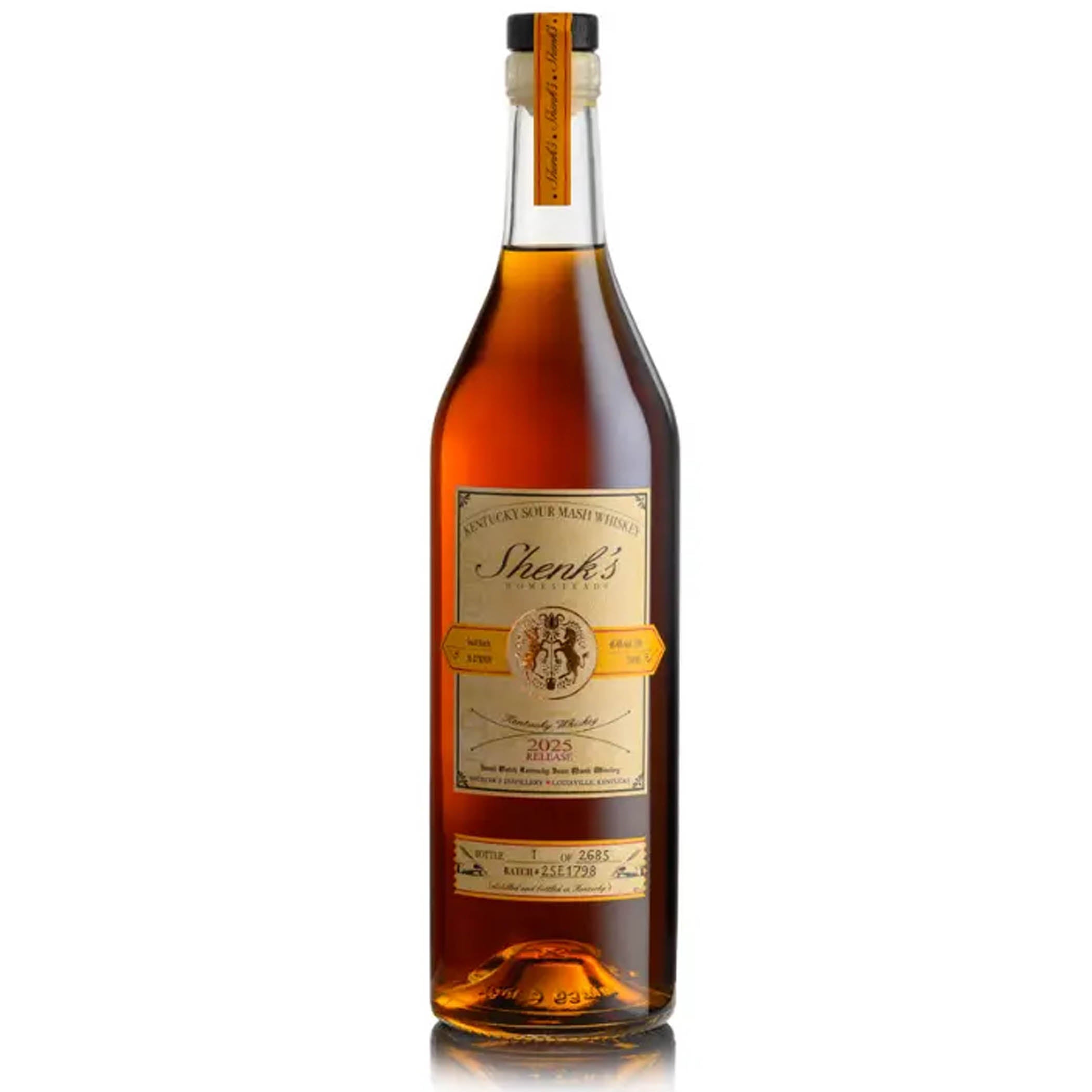 Shenk's Homestead 2025 Kentucky Sour Mash Whiskey 750 mL