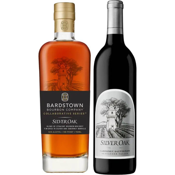 Bardstown Bourbon Collaborative Series Silver Oak & Silver Oak Alexander Valley Cabernet Sauvignon Value Bundle