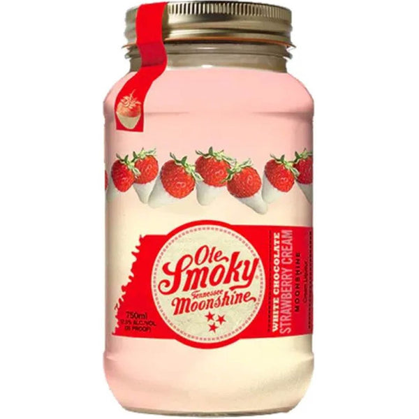 Ole Smoky White Chocolate Strawberry Cream Moonshine