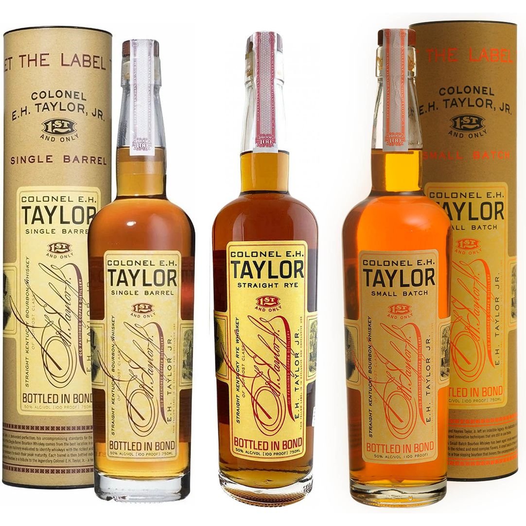 E.H. Taylor Small Batch, Single Barrel, & Straight Rye Value Bundle