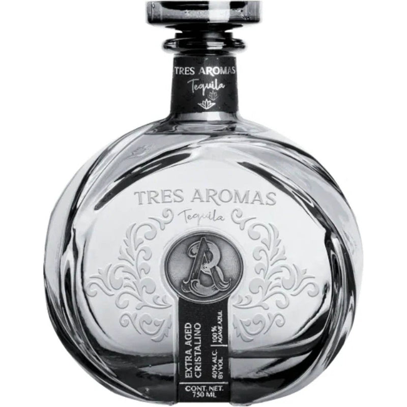 Tres Aromas Extra Aged Cristalino Tequila 750 mL