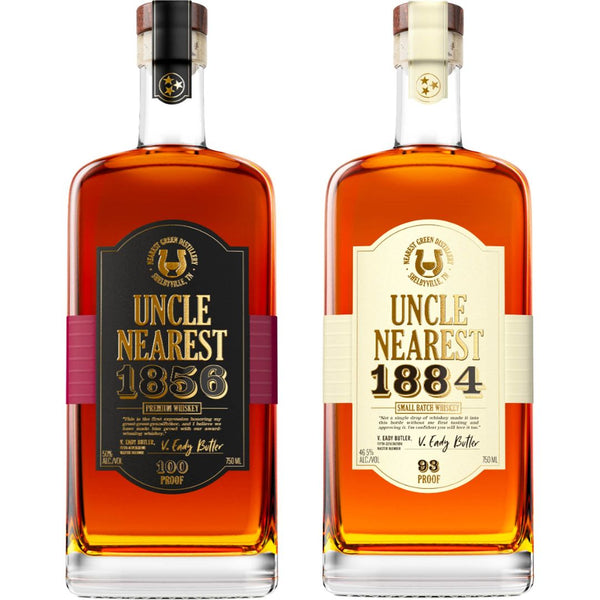 Uncle Nearest 1856 Premium Aged Whiskey & 1884 Small Batch Whiskey Set