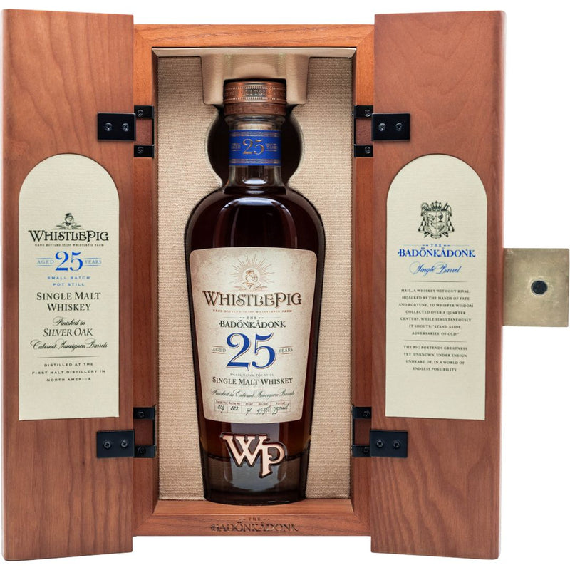 WhistlePig The Badonkadonk 25 Year Single Malt Whiskey 750 mL