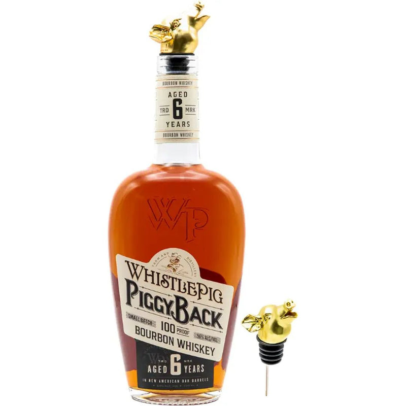 WhistlePig Piggyback 6 Year Old Bourbon Limited Edition Pour Snout 750 mL