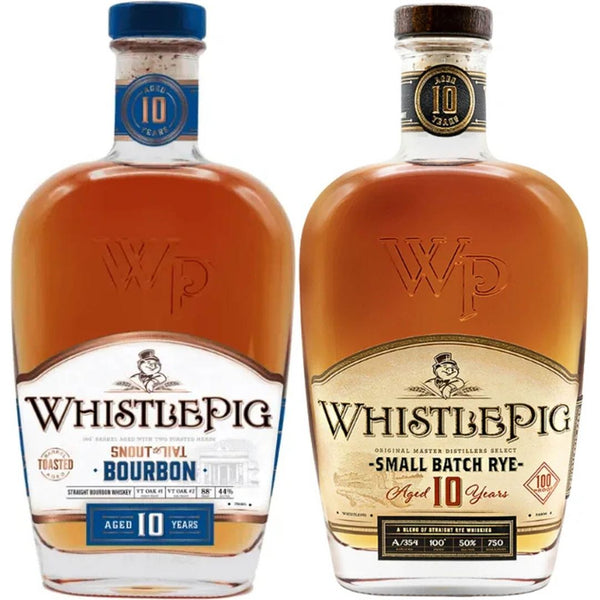 WhistlePig 10 Year Snout to Tail & Small Batch Rye Whiskey Value Bundle 750 mL