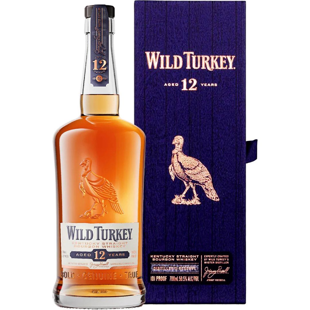 Wild Turkey 12 Year Old 101 Proof Distillers Reserve Bourbon 700 mL