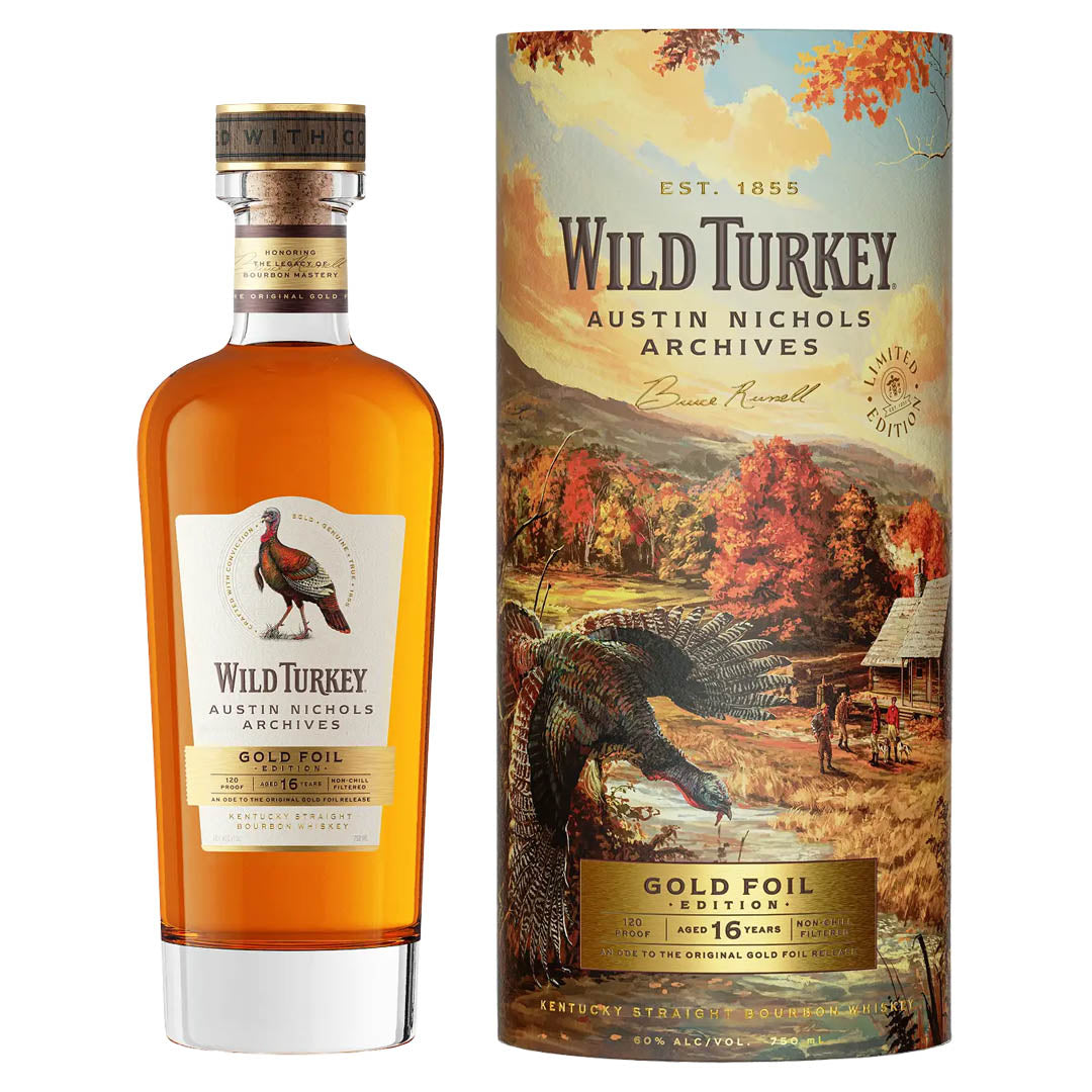 Wild Turkey Austin Nichols Archives 16 Year Gold Foil Whiskey 750 mL