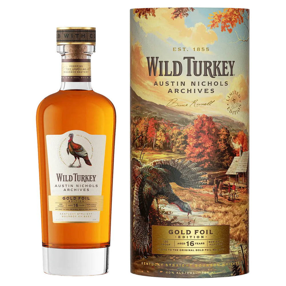 Buy Wild Turkey Austin Nichols Archives 16 Year Gold Foil 750 mL