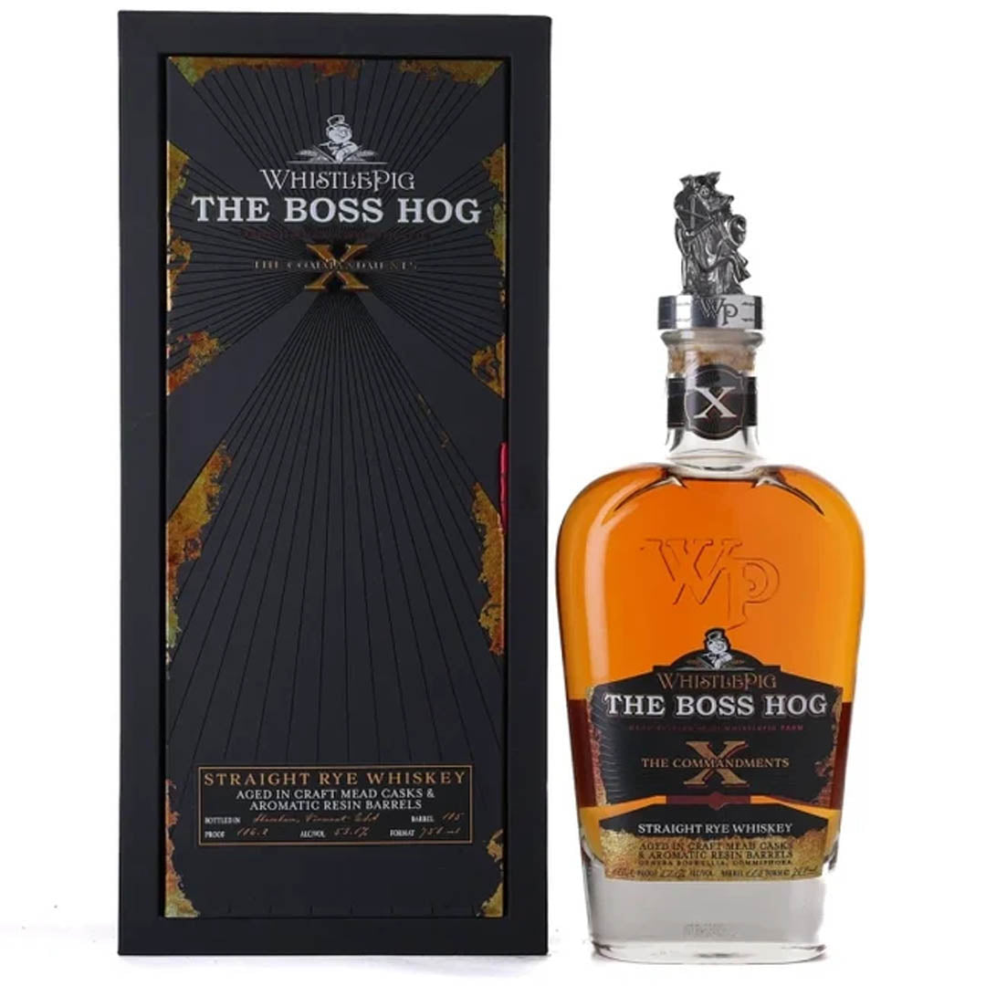 WhistlePig The Boss Hog X: The Commandments Straight Rye Whiskey 750 mL