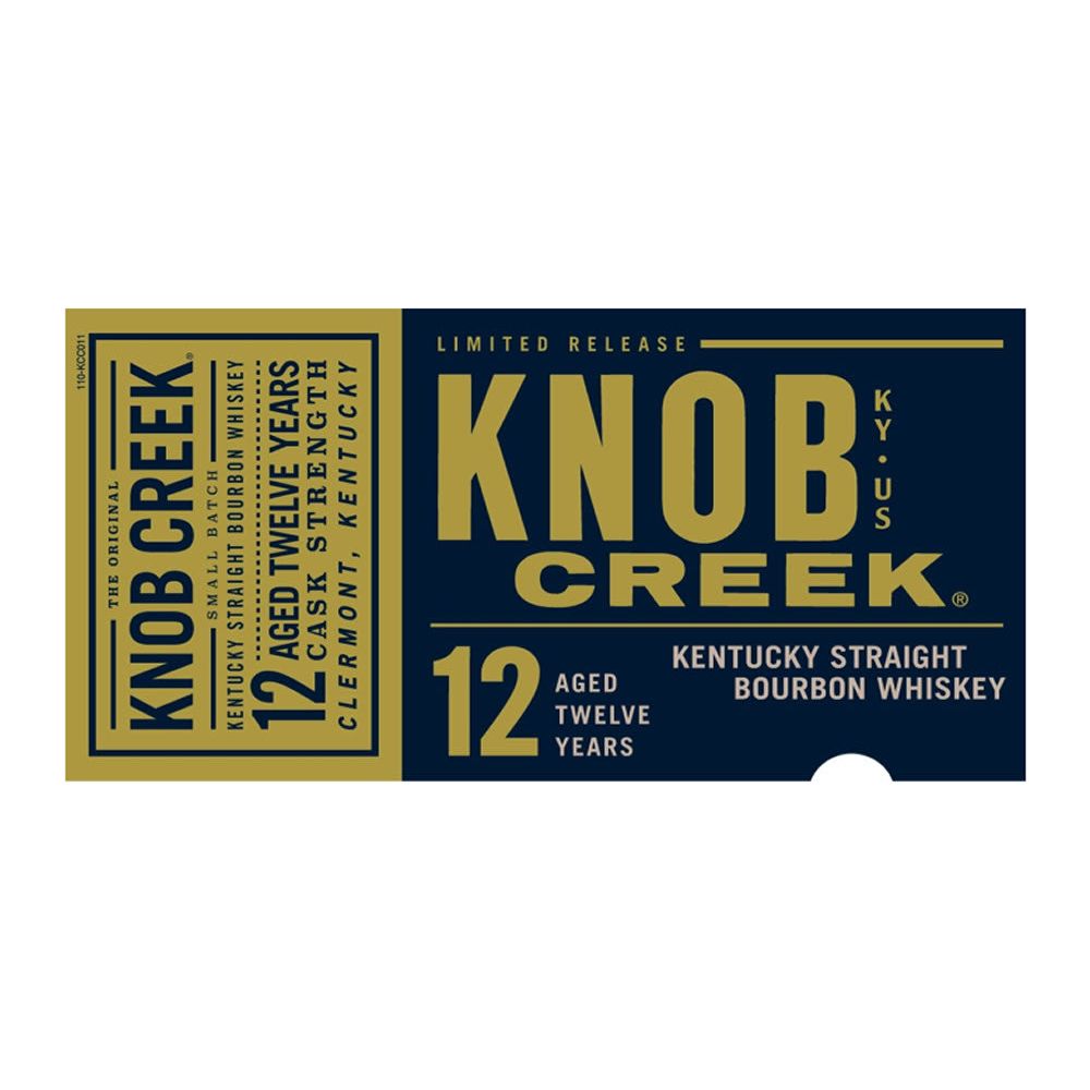 Knob Creek 12 Year Cask Strength Kentucky Strength Bourbon Whiskey