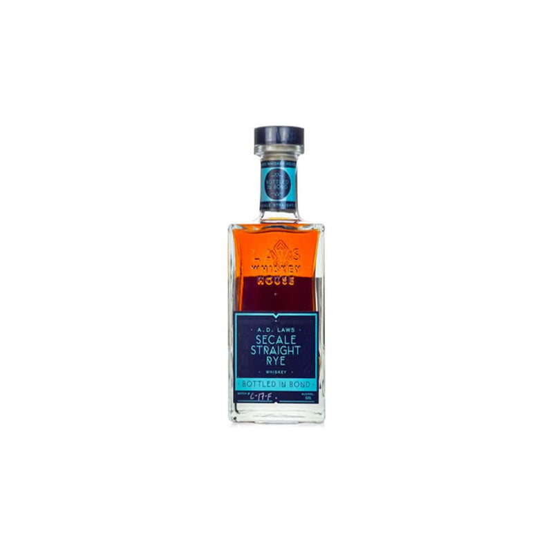 Laws Whiskey House A.D. Laws Secale Straight Rye Whiskey
