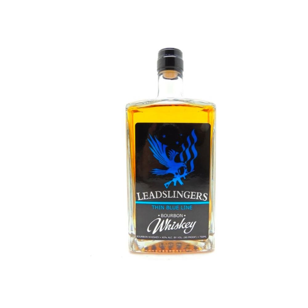 Leadslingers Thin Blue Line Bourbon Whiskey