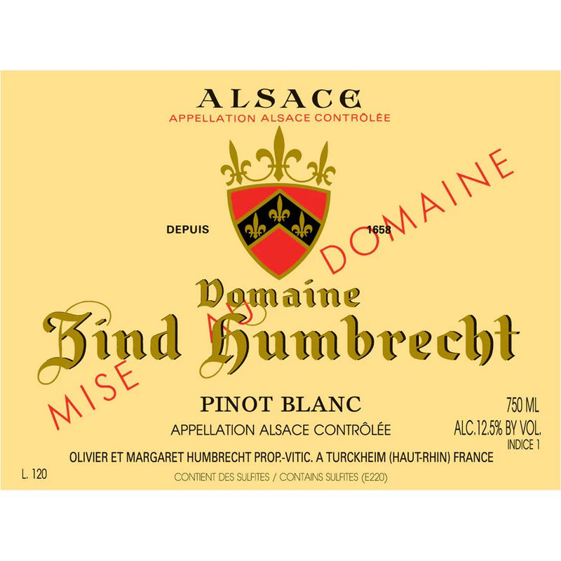 Domaine Zind-Humbrecht Alsace Pinot Blanc 750ml