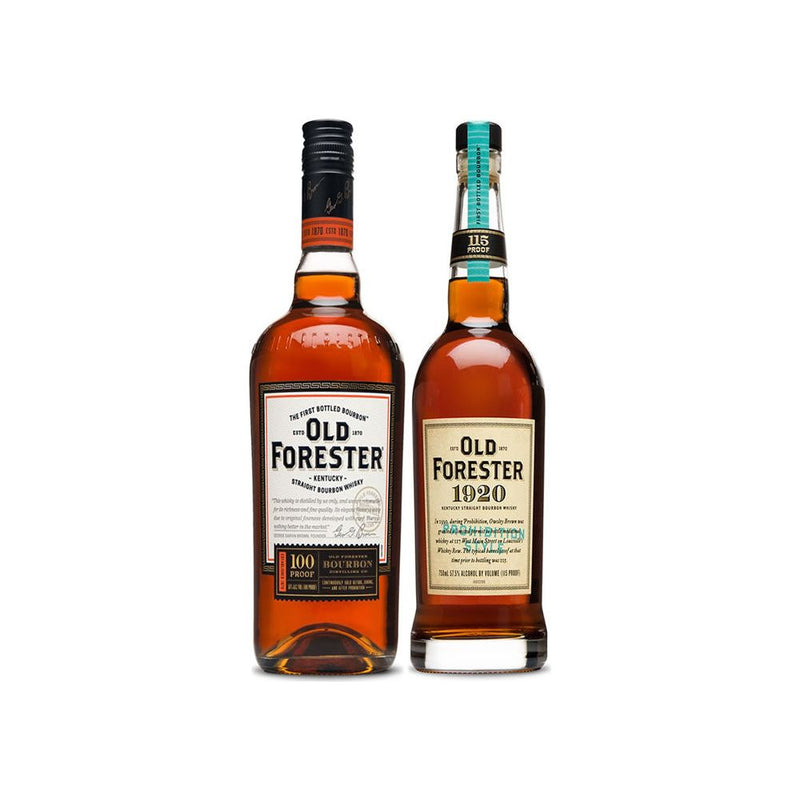 Old Forester 100 Proof + 1920 Bourbon Whisky Twin Pack