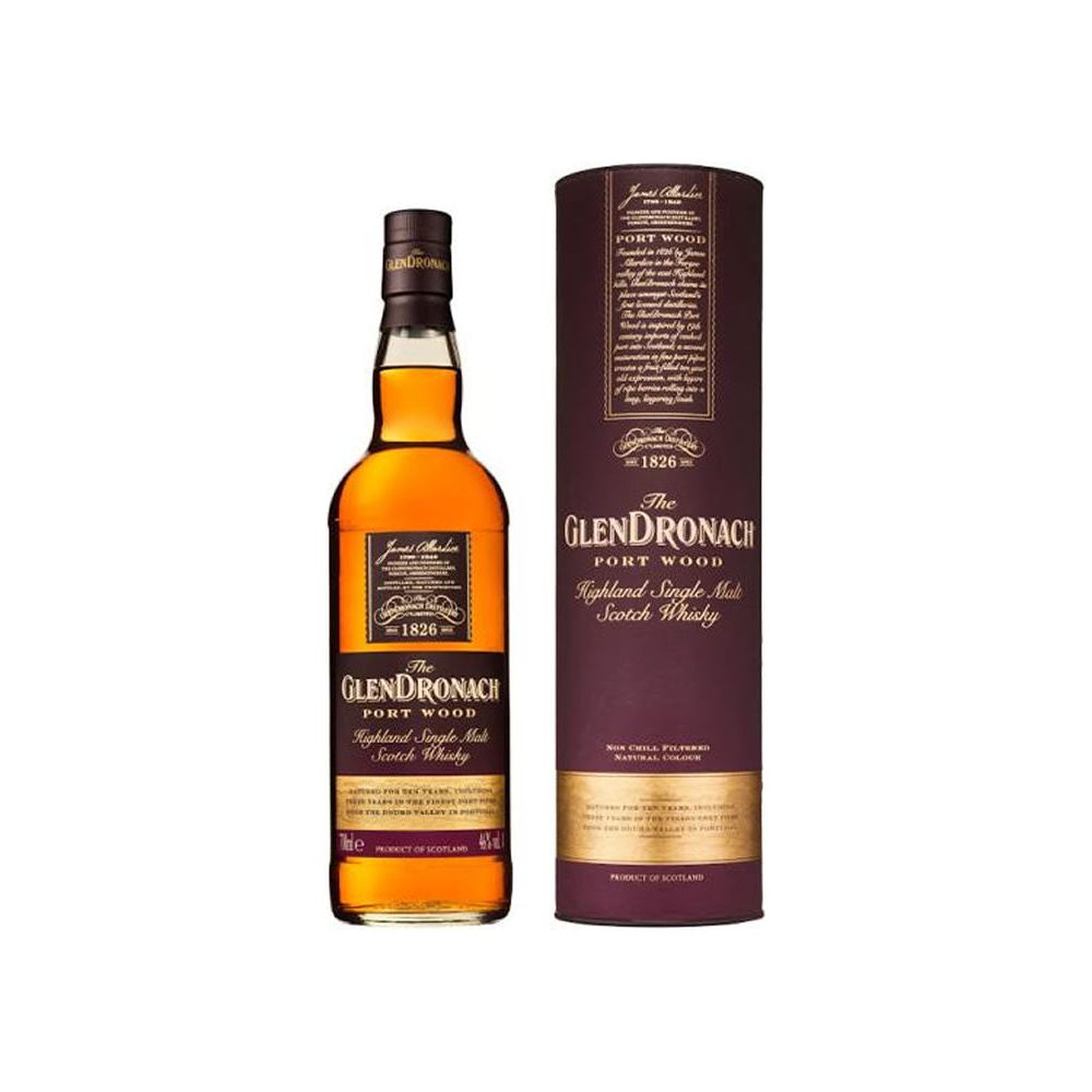 The GlenDronach 10 Year Old Portwood Finish Highland Single Malt Scotch Whisky