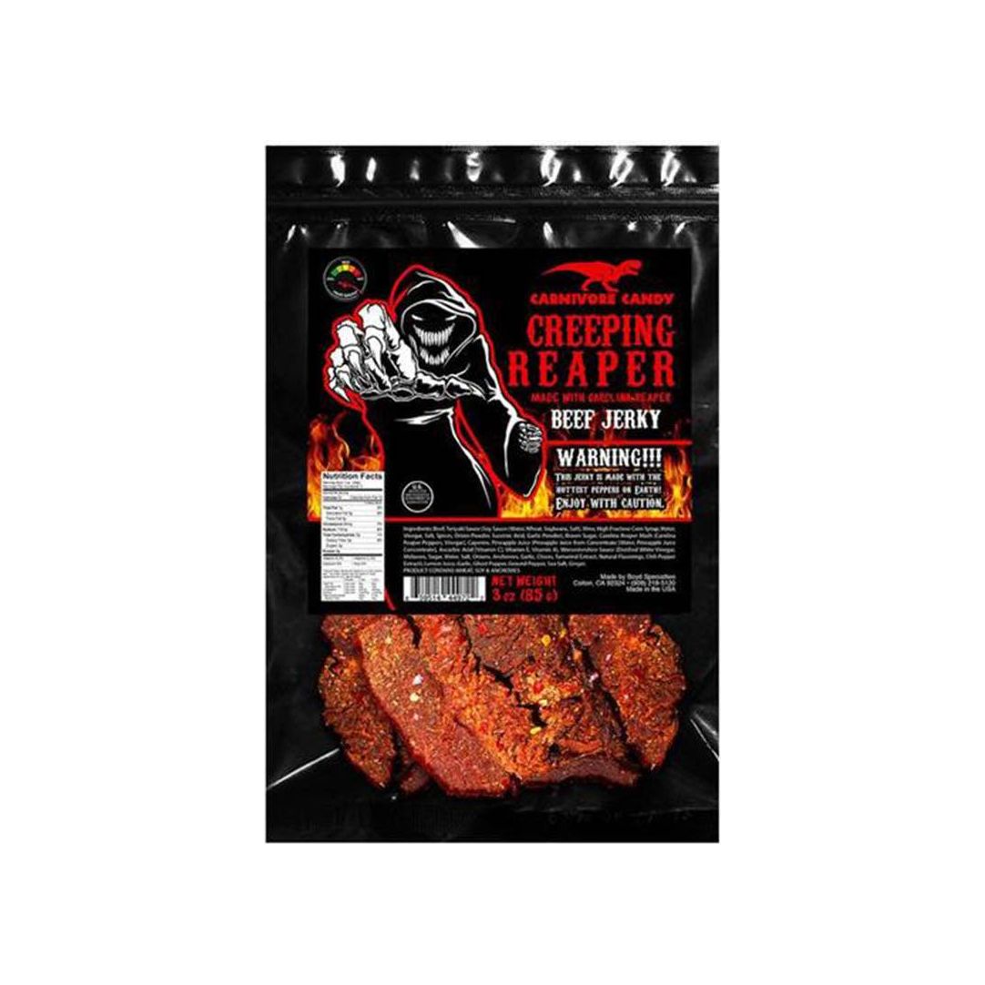 Carnivore Candy Creeping Reaper Beef Jerky - Whiskey Caviar