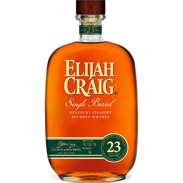 Elijah Craig 23 Year Old Single Barrel