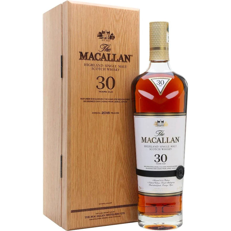 The Macallan Sherry Oak 30 Year Old Single Malt Scotch Whisky