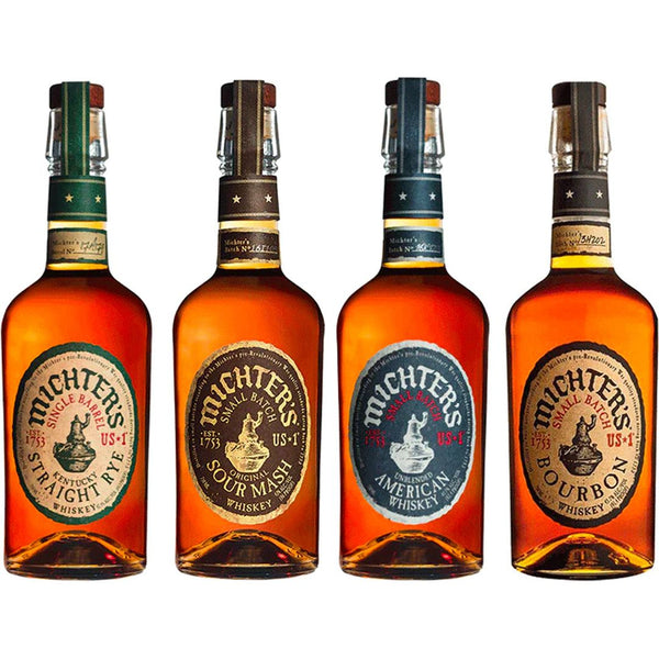 Michter's Straight Rye, Sour Mash Whiskey, American Whiskey & Bourbon Value Bundle