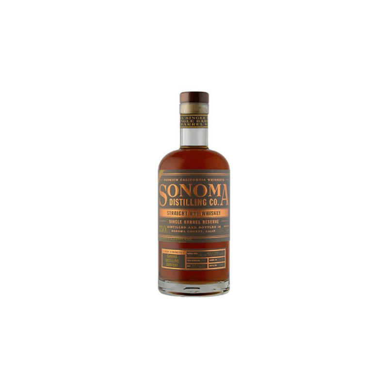 Sonoma Distilling Single Barrel Straight Rye Whiskey Cask Strength